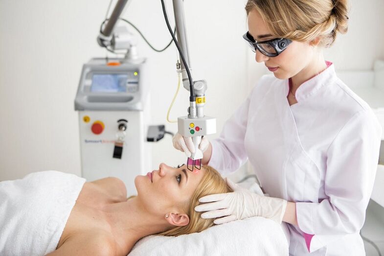 usoro nhazigharị akpụkpọ ahụ laser